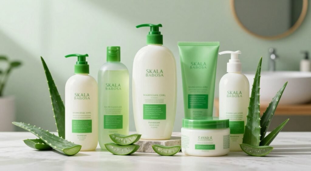 Linha skala babosa avaliação completa de produtos capilares