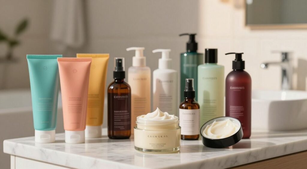 produtos para cuidados com os cabelos
