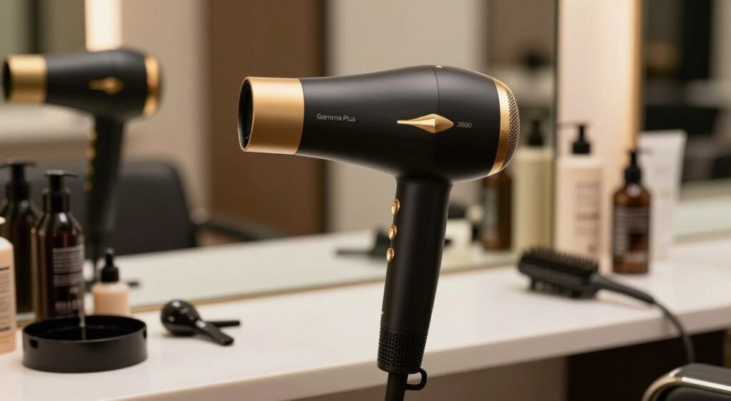 Um secador de cabelo profissional é essencial para cuidados capilares. 
